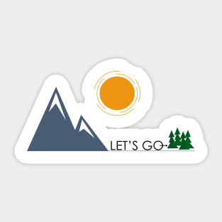 Let's go Sticker